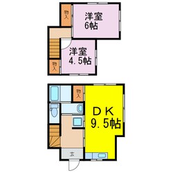 モダンハウス諸川の物件間取画像